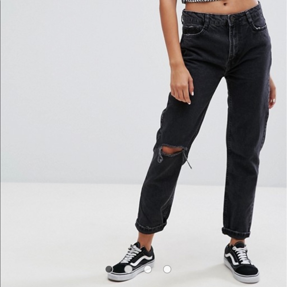 Asos Bershka High Waisted Mom Jeans